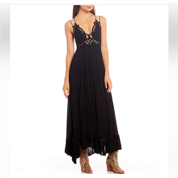 Free People Dresses & Skirts - Free People Adella Sleeveless Maxi Slip Dress, Small